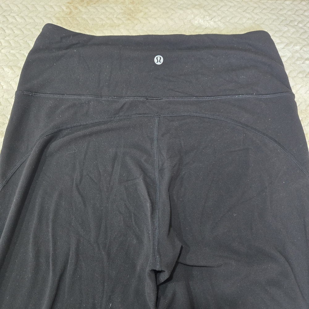 Lululemon Pants Womens Size 10 Black Align High Rise Mini Flared Yoga Stretchy - Picture 6 of 11